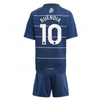 Echipament fotbal Aston Villa Emiliano Buendia #10 Tricou Treilea 2024-25 pentru copii maneca scurta (+ Pantaloni scurti)